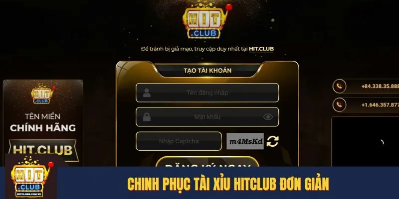Chinh phục tài xỉu HITCLUB đơn giản