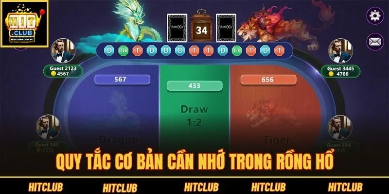 Quy tắc cơ bản cần nhớ trong Rồng Hổ