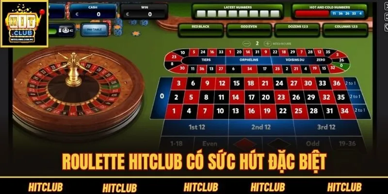 Roulette Hitclub có sức hút đặc biệt