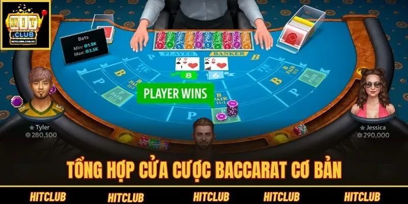Tổng hợp cửa cược Baccarat cơ bản